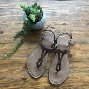 Braided Thong Sandals